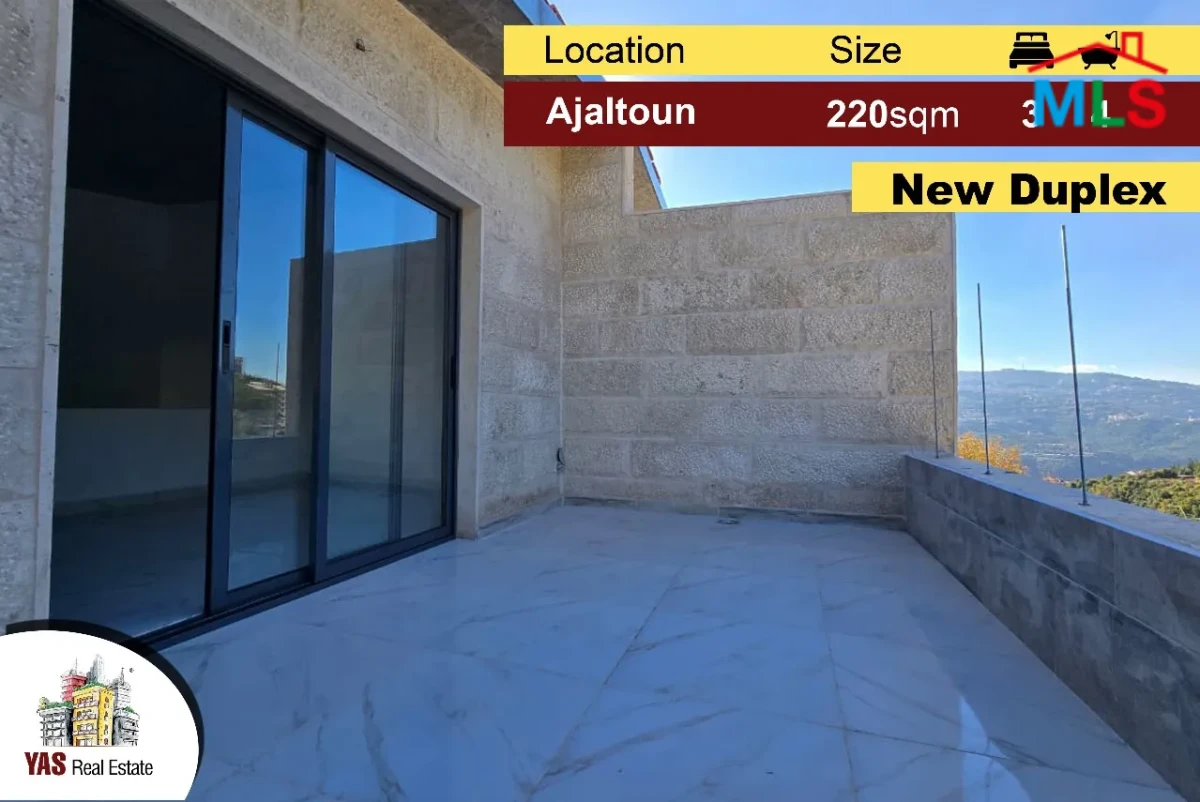 Ajaltoun 220m2 | Modern Duplex | New | High-End | View | DA