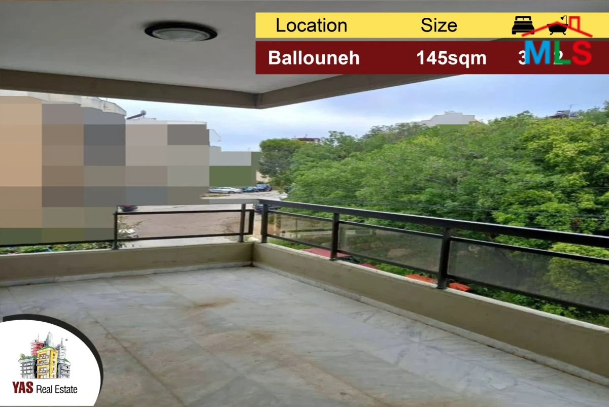 Ballouneh 120m2 | Brand New | Calm Area | Payment Facilities |MY