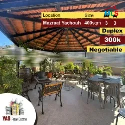 Mazraat Yachouh 440m2 | Rooftop Duplex | Solar system | EW