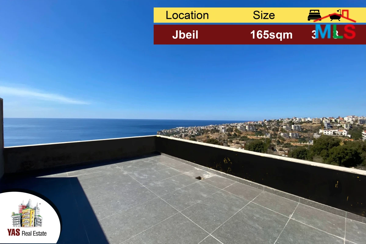 Jbeil 165m2 | Terrace | Well Lighted | Astonishing View | RA