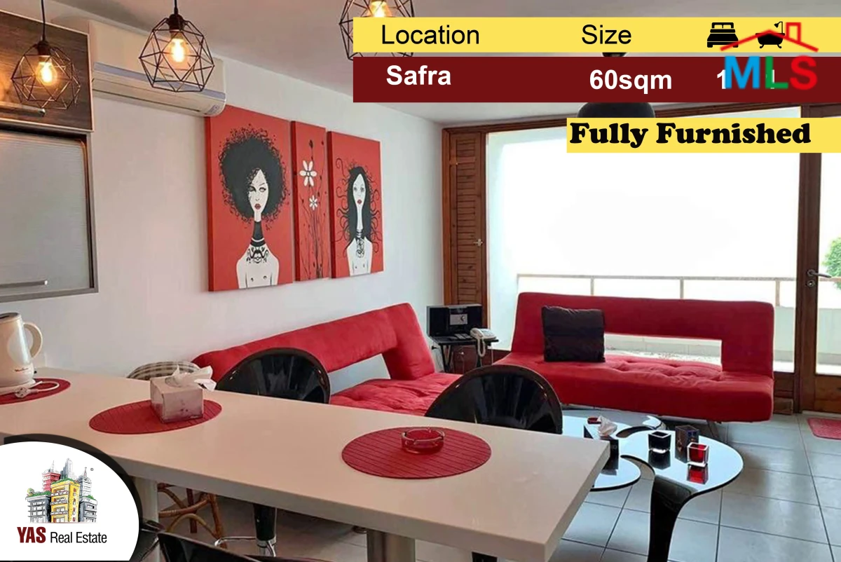 Safra 60m2 | Fully Furnished | Calm Area | High End | RA