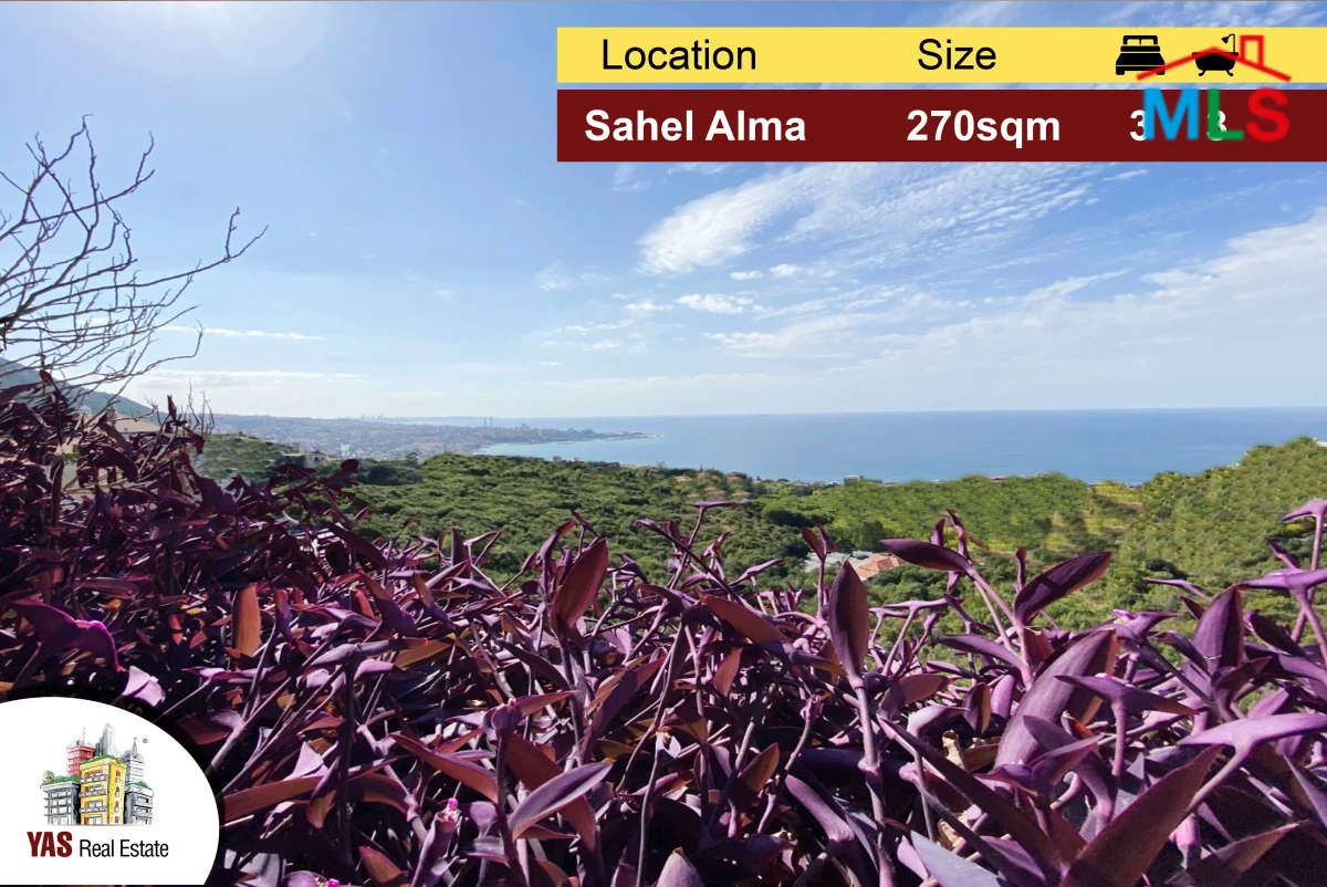 Sahel Alma 270m2 | Stunning View | Flat | Dead End Street | RA