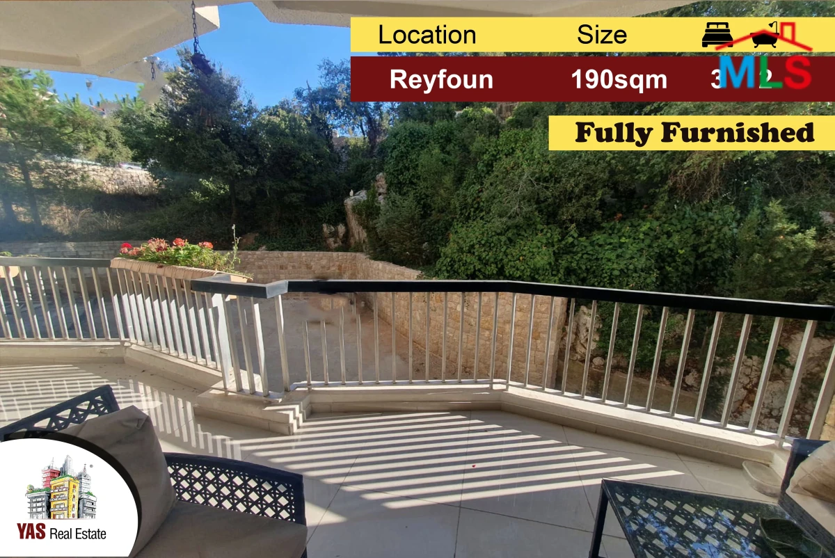 Reyfoun 190m2 | Fully Furnished | Calm Area | Prime Location | KH