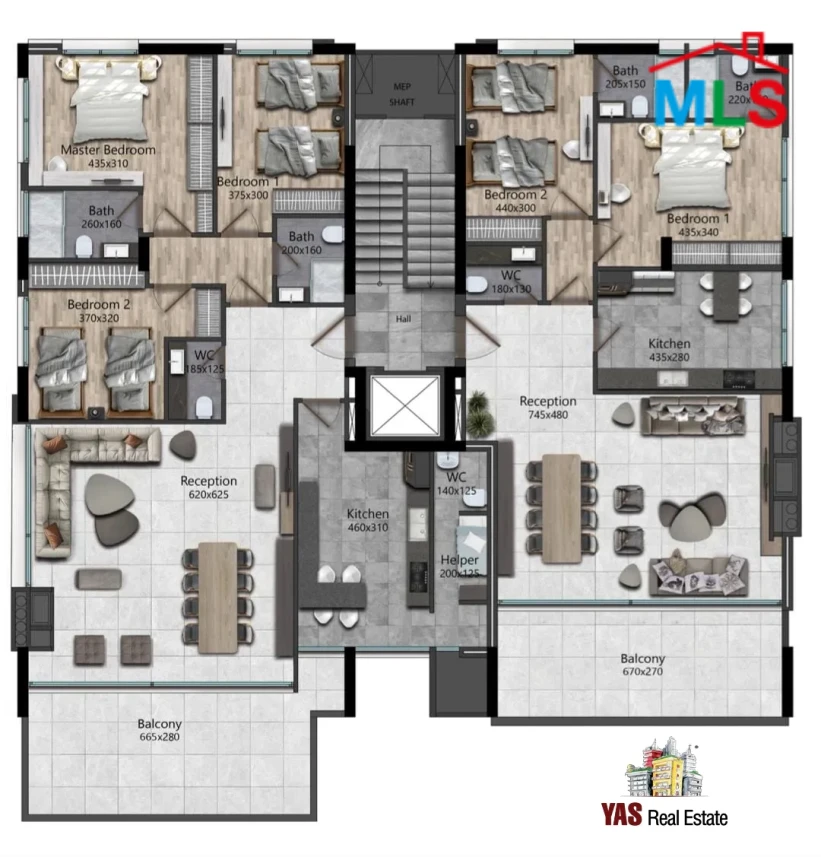 Ouyoun Broumana 135m2 up to 173m2 | Under construction | Calm Area|AMK
