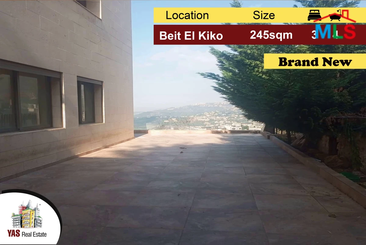 Beit El Kiko 245m2 | 220m2 Terrace | Brand New | Amazing View | PA