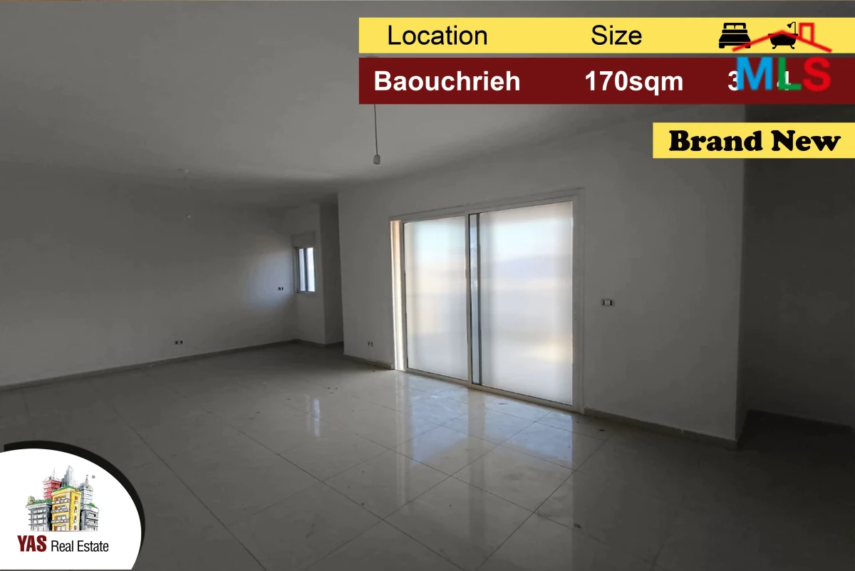 Baouchrieh 170m2 | Brand New | Mountain View | AA AMK