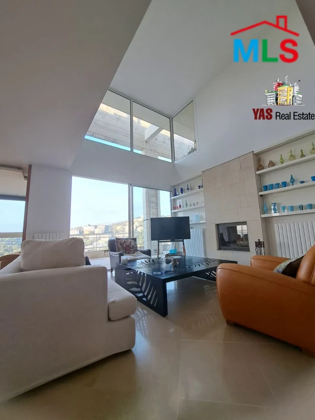 Baabda 500m2 | Penthouse Duplex | Furnished/Equipped | Luxury | PA
