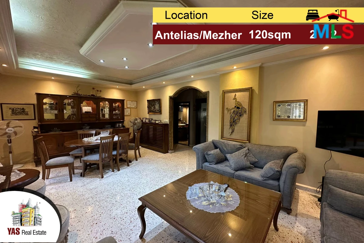 Antelias /Mezher 120m2 | City View | Upgraded | Calm Street | MJ