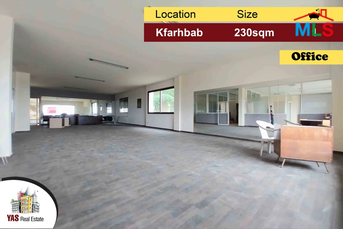 Kfarhbab 230m2 | 40m2 Terrace | Office |Luxury | Open Space | IV