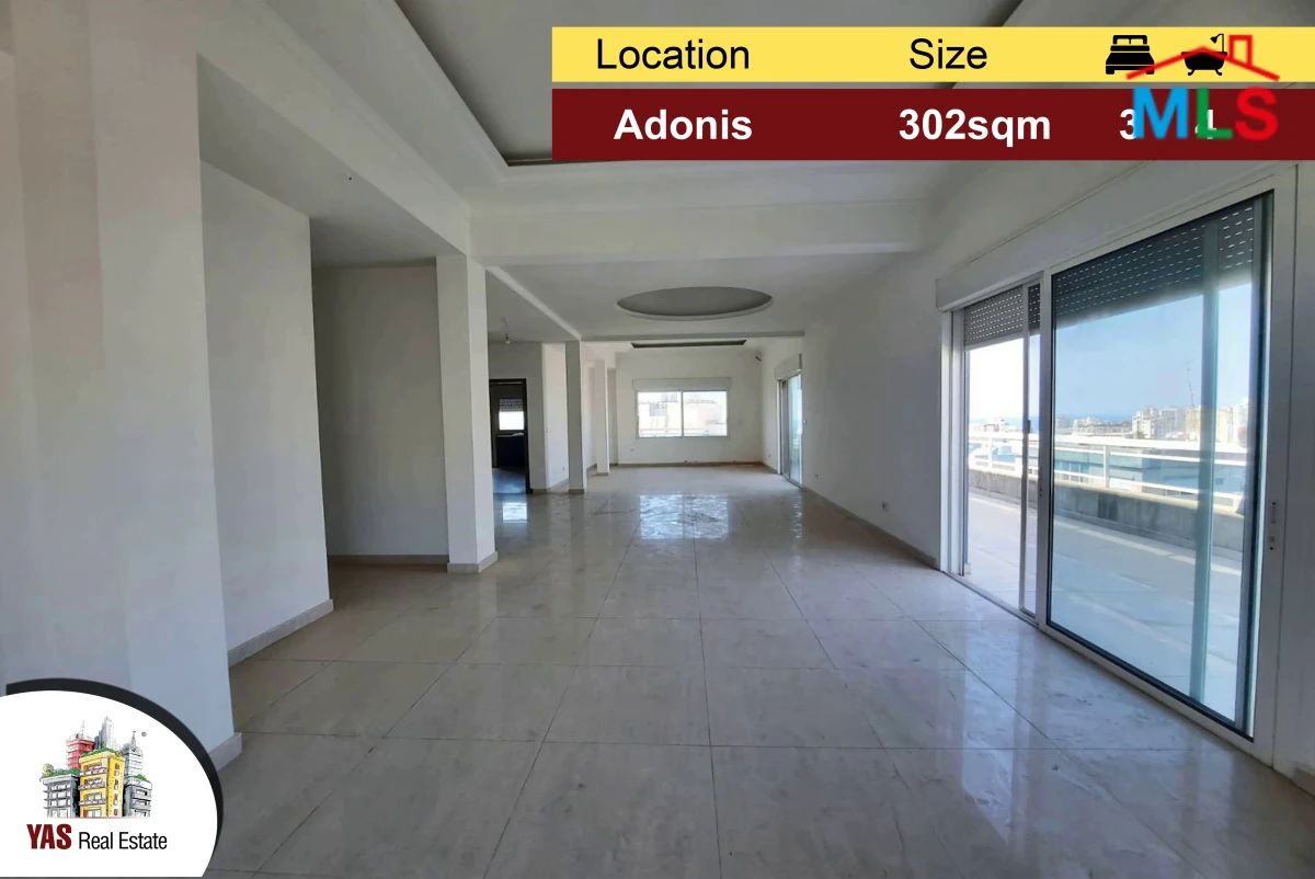Adonis 302m2 | Specious Apartment | Well Lighted | Sea View | CH