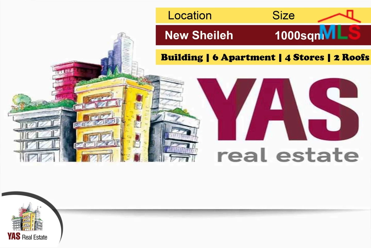 New Sheileh 1000m2 | Building | New | Prime Location | CH