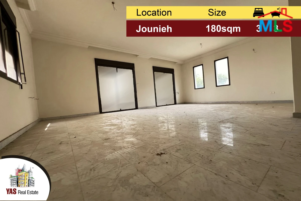 Jounieh 180m2 | Partial View | New | Calm Street | EH