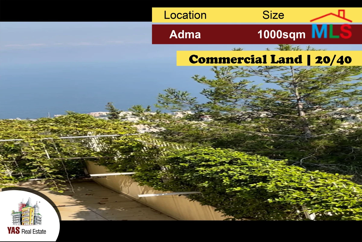 Adma 1000m2 | Commercial Land | Prime Location | 20/40 | MY