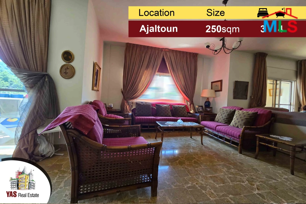 Ajaltoun 250m2 | Well Maintained | Mountain View | Calm Area | DA