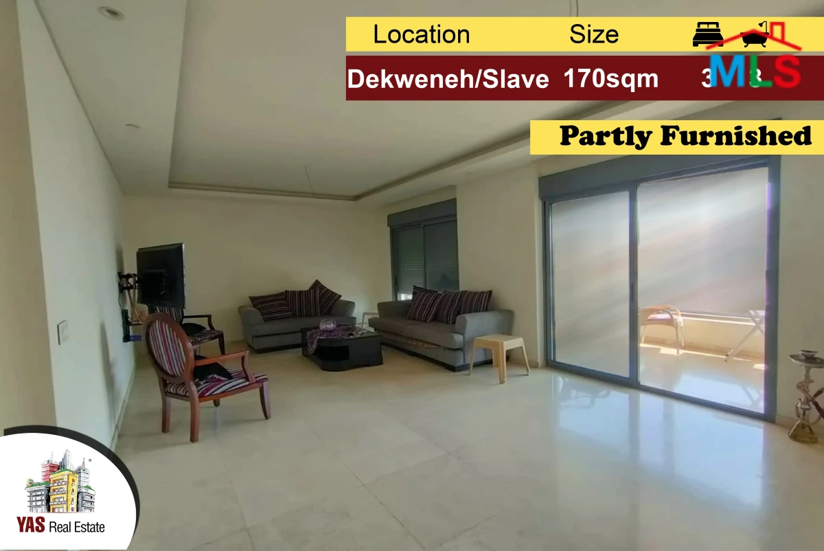 Dekweneh/Slave 170m2 | Partly Furnished | High End | AA