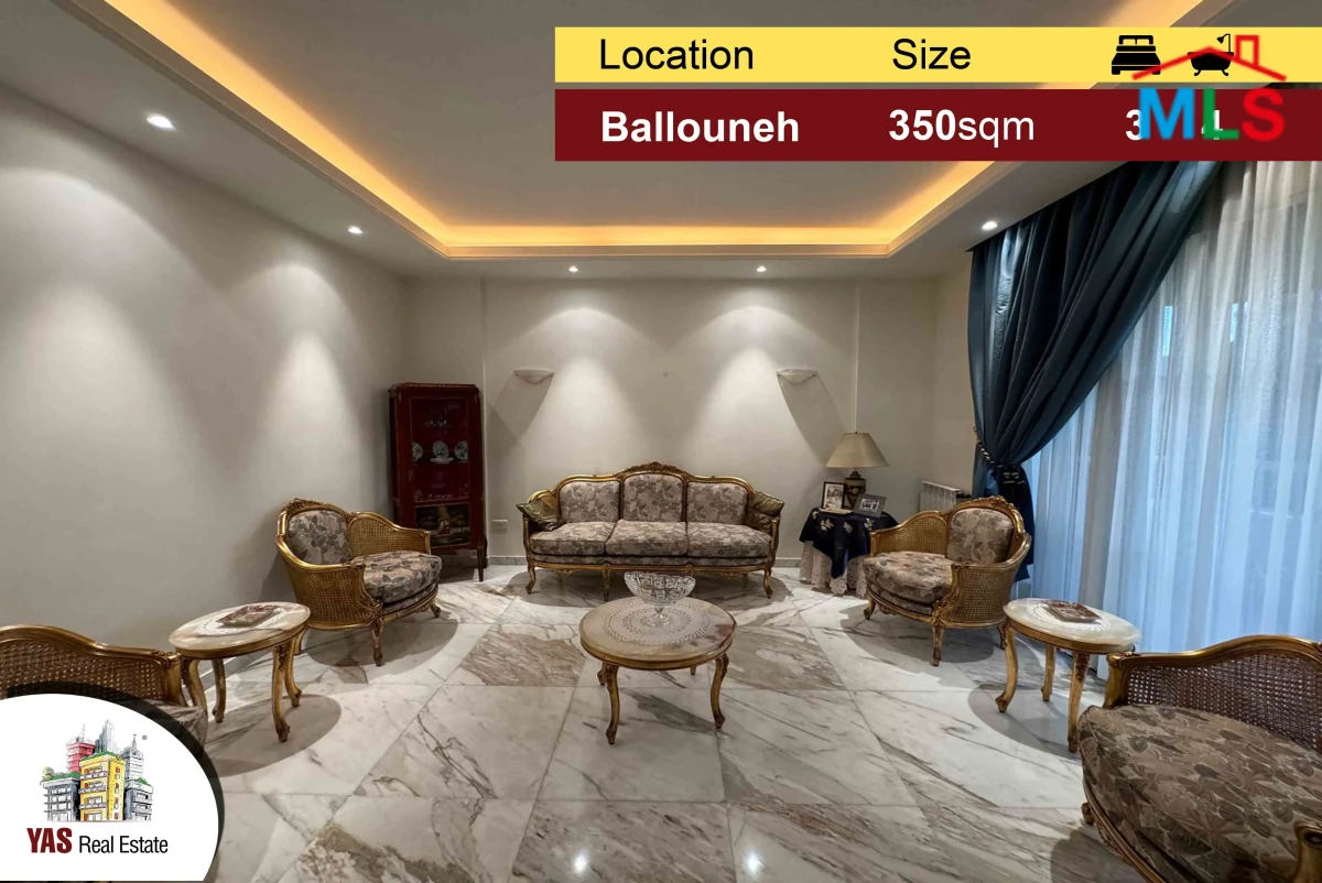 Ballouneh 350m2 | 150m2 Garden | Super Luxurious | Catch | MY