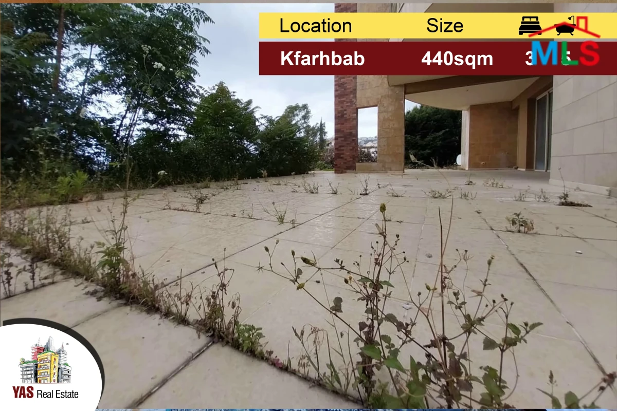 Kfarhbab 440m2 | 375m2 Terrace/Garden | Generous dimensions | IV MY