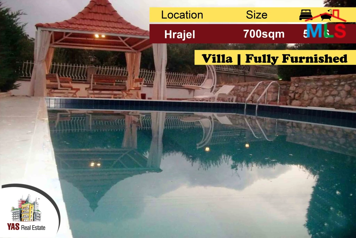 Hrajel 700m2 | 1200m2 terrace | Villa | Private Pool | Furnished | DA