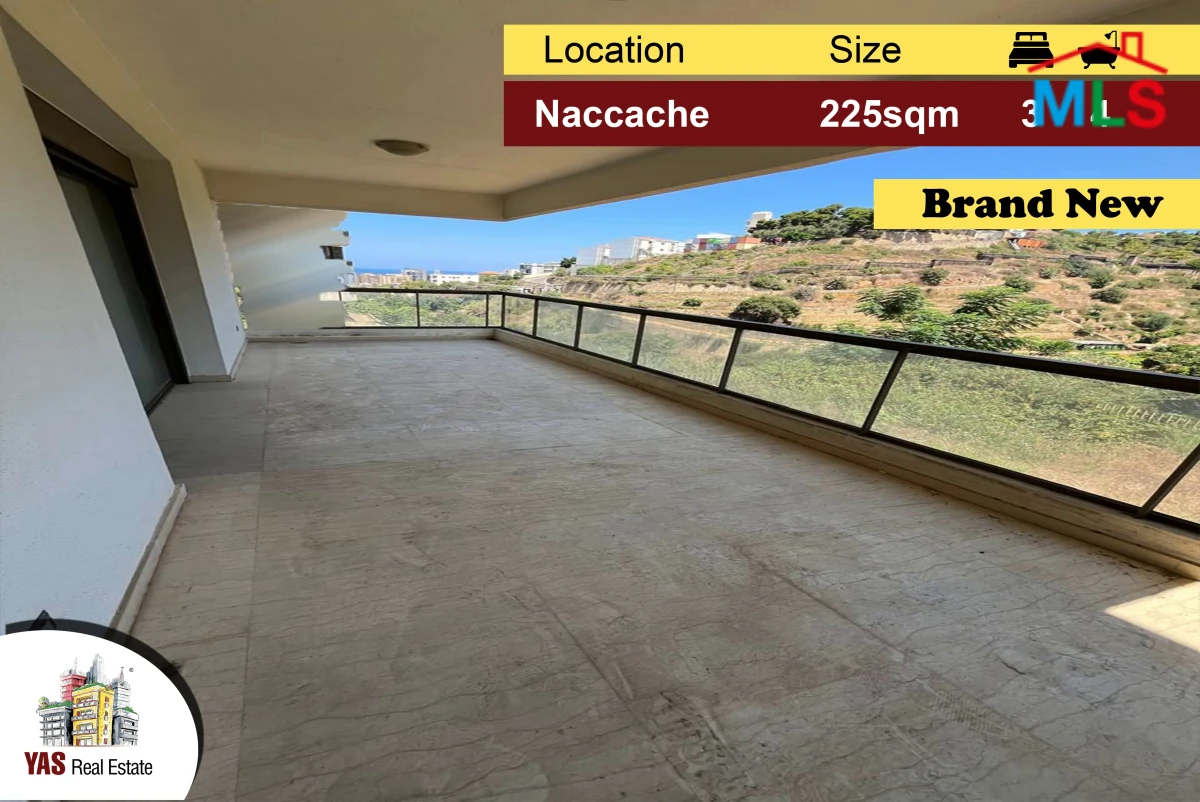Naccache 225m2 | Brand New | Prime Location | Quiet Street | PA