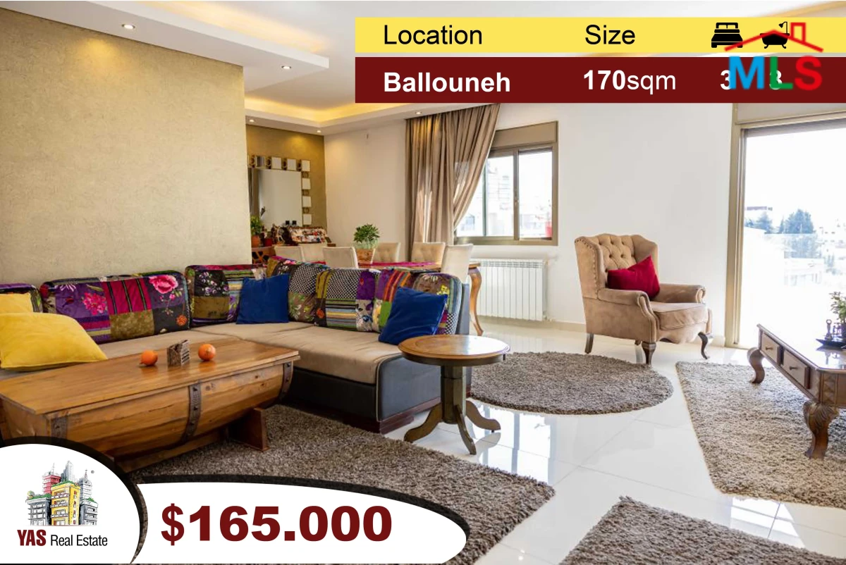 Ballouneh 170m2 | Luxury | Catch | Panoramic View | Prime