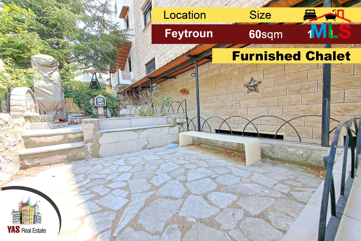 Feytroun 60m2 | 60m2 Terrace | Furnished Chalet | Mountain View | DA