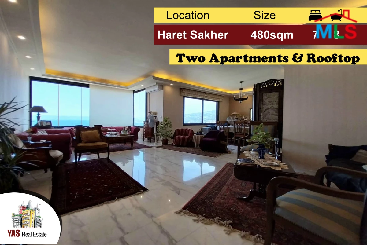 Haret Sakher 480m2 | Two Apartments| Renovated | Classy Area | IV MY