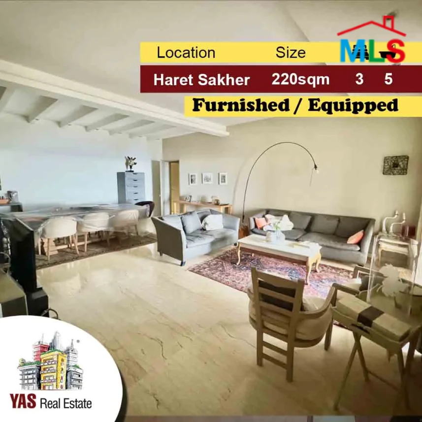 Haret Sakher 220m2 | Furnished-Equipped | Decorated | IV MY