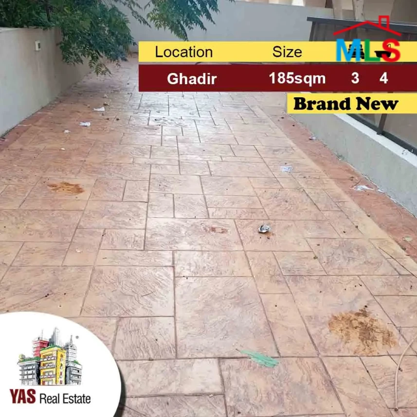 Ghadir 185m2 + 50m2 Terrace | Brand New | Luxury Apartment | View | PA
