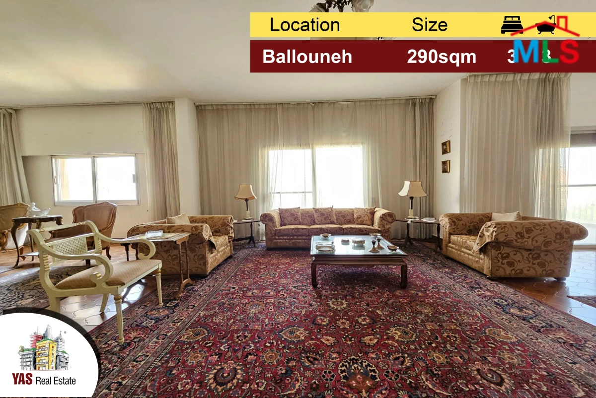 Ballouneh 290m2 | Mountain View | Well Lighted | TO