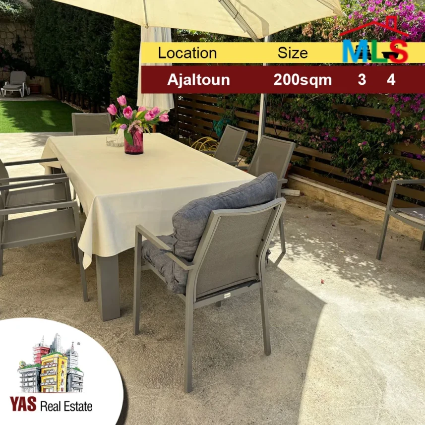 Ajaltoun 200m2 | 150m2 Garden | Panoramic View | High End | Catch | MY