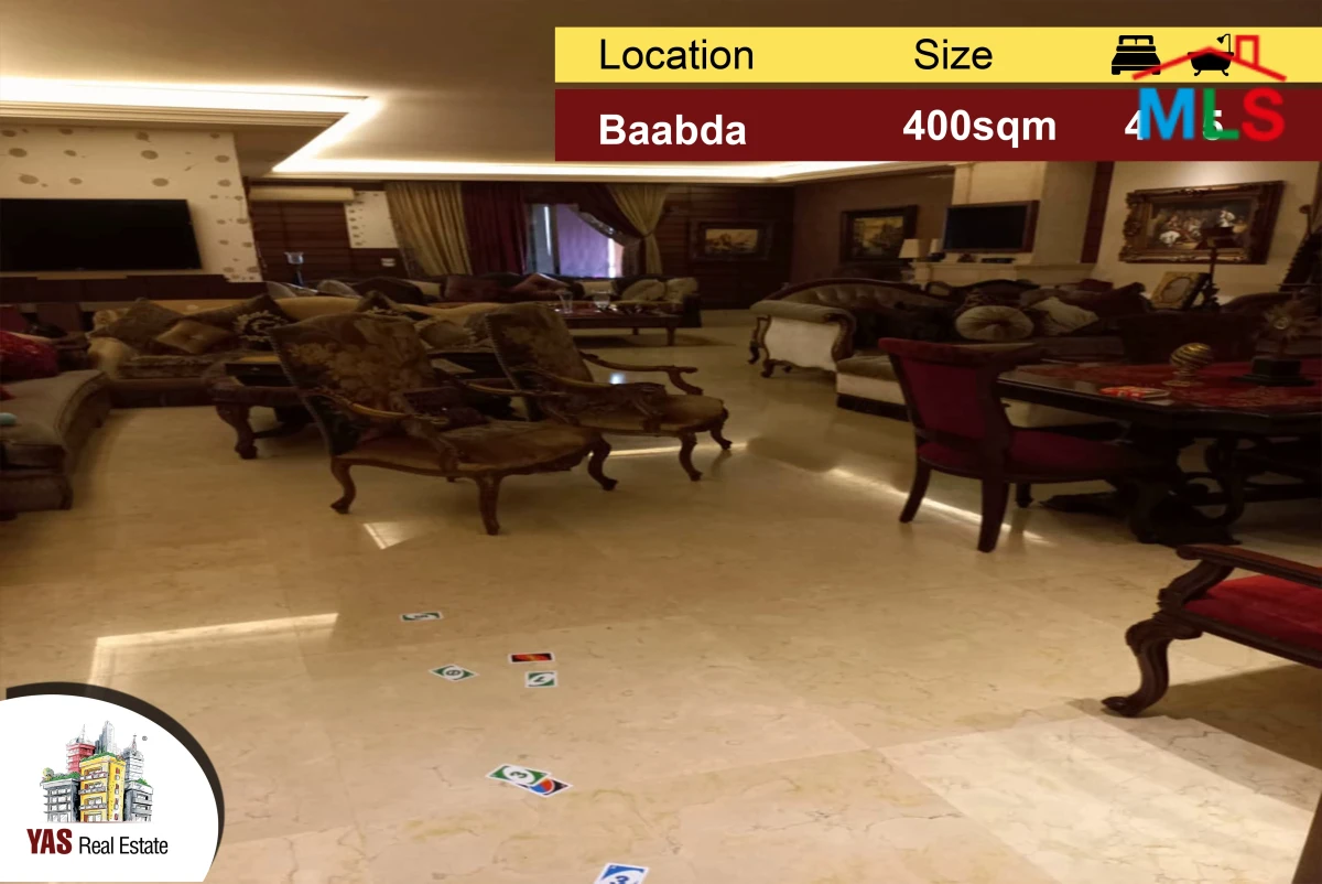 Baabda 400m2 | One Apartment per floor | Luxury | PA