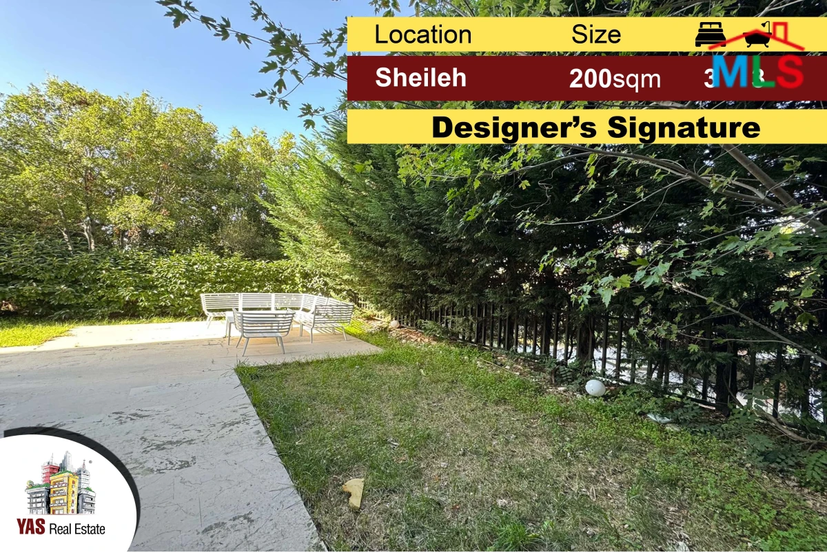 Sheileh 200m2 | 170m2 Garden | Furnished | High-End | Catch | MY