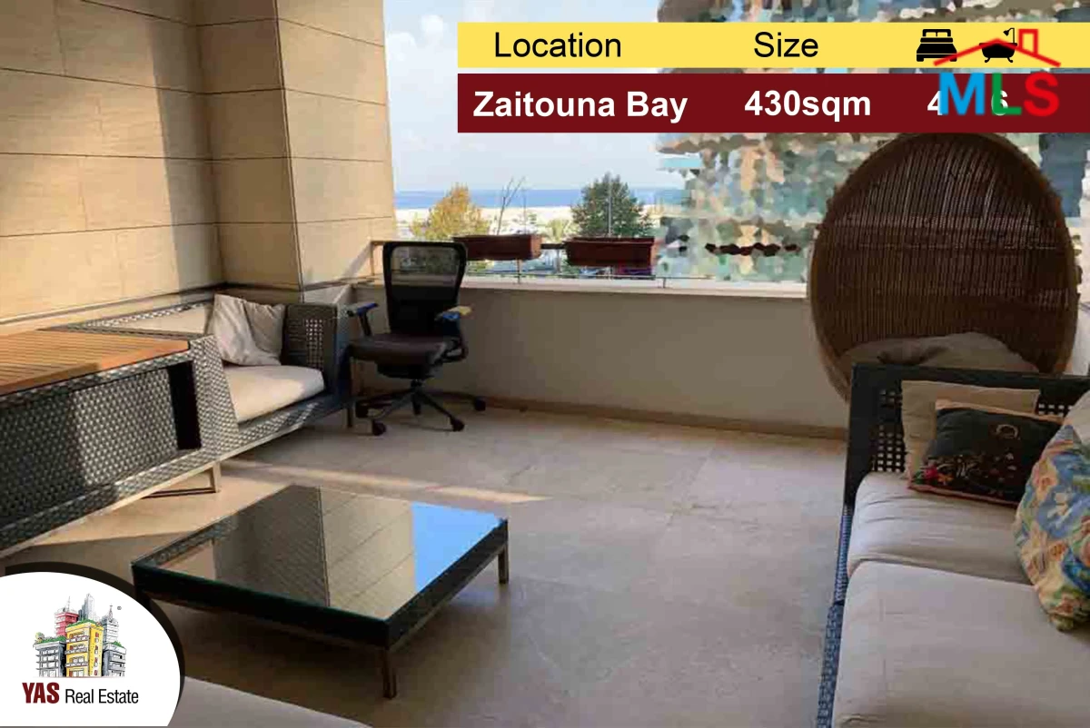 Zaitouna Bay 430m2 | Open Sea View | Classy Area | PA