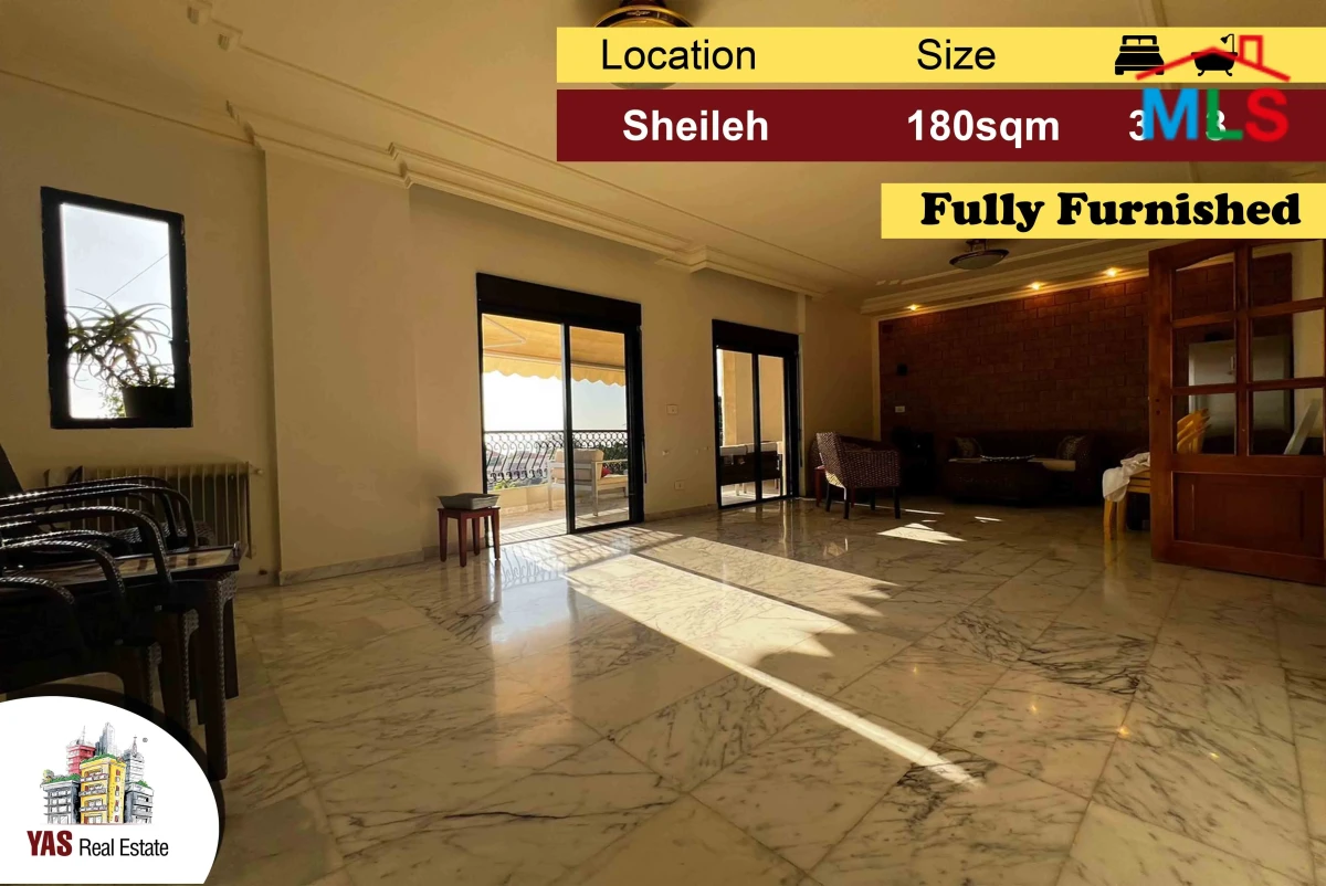 Sheileh 180m2 | Panoranmic View | Furnished | Quiet Street | TO