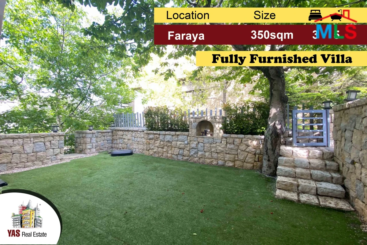 Faraya 350m2 | 575m2 Garden | Furnished | Panoramic View | DA