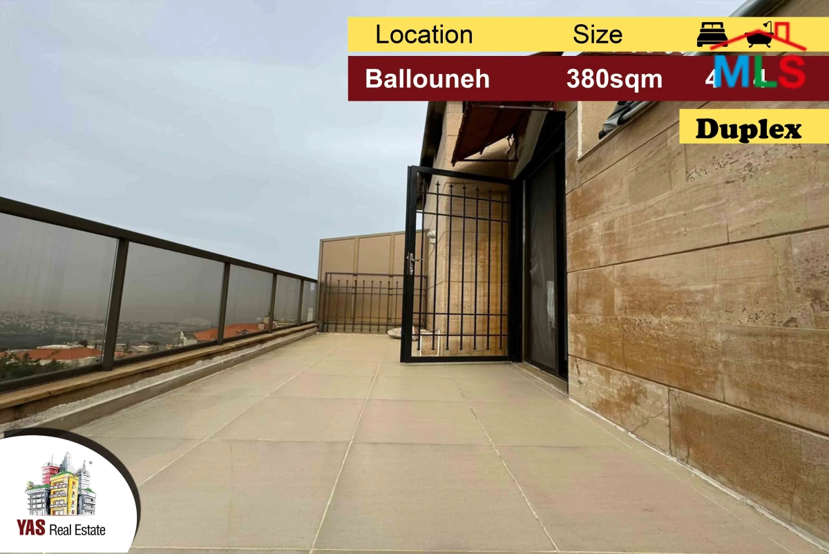 Ballouneh 380m2 | Duplex | Prime Location | Private Street | MY