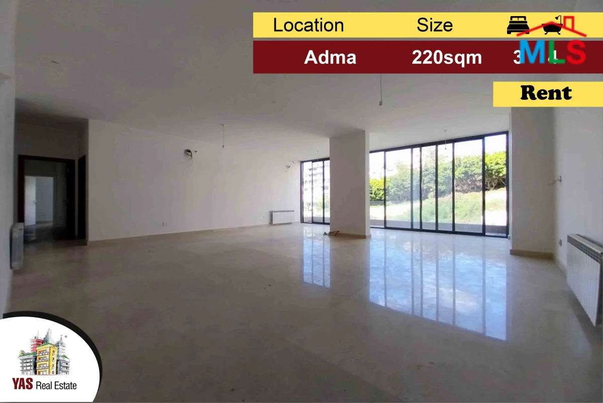 Adma 220m2 | Rent | Partial View | Flat | Classy Area | IV
