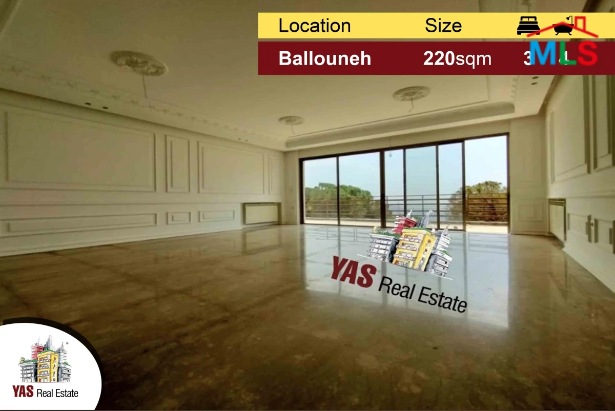 Ballouneh 220m2 | 300m2 Terrace | Brand New | Luxury | Open View