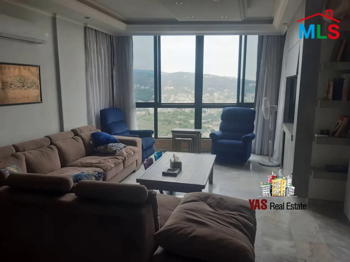Baabda 152m2 | Furnished & Equipped | Panoramic View | Decorated | PA