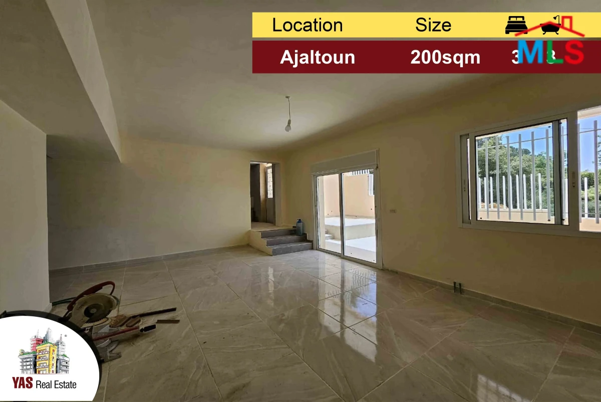 Ajaltoun 200m2 | 40m2 Terrace | New | Quiet Street | Catch | TO