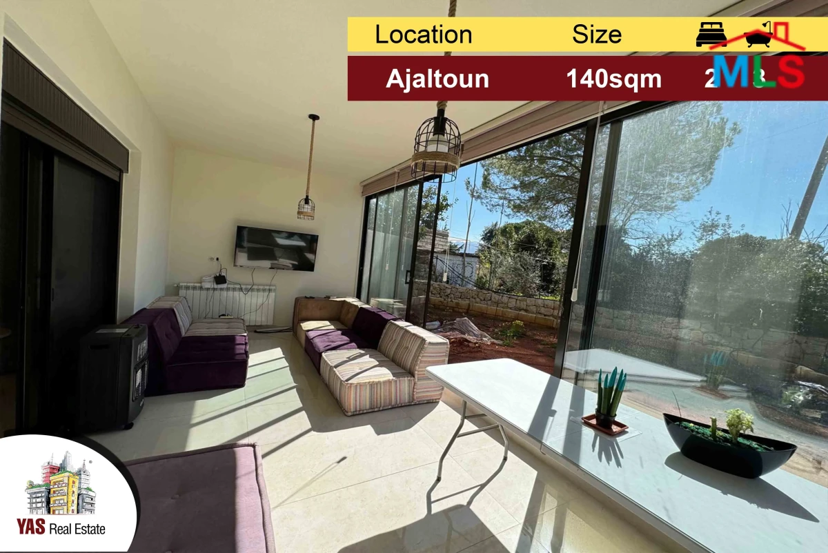 Ajaltoun 140m2 | 50m2 Garden | Private street | Super Upgraded | MY