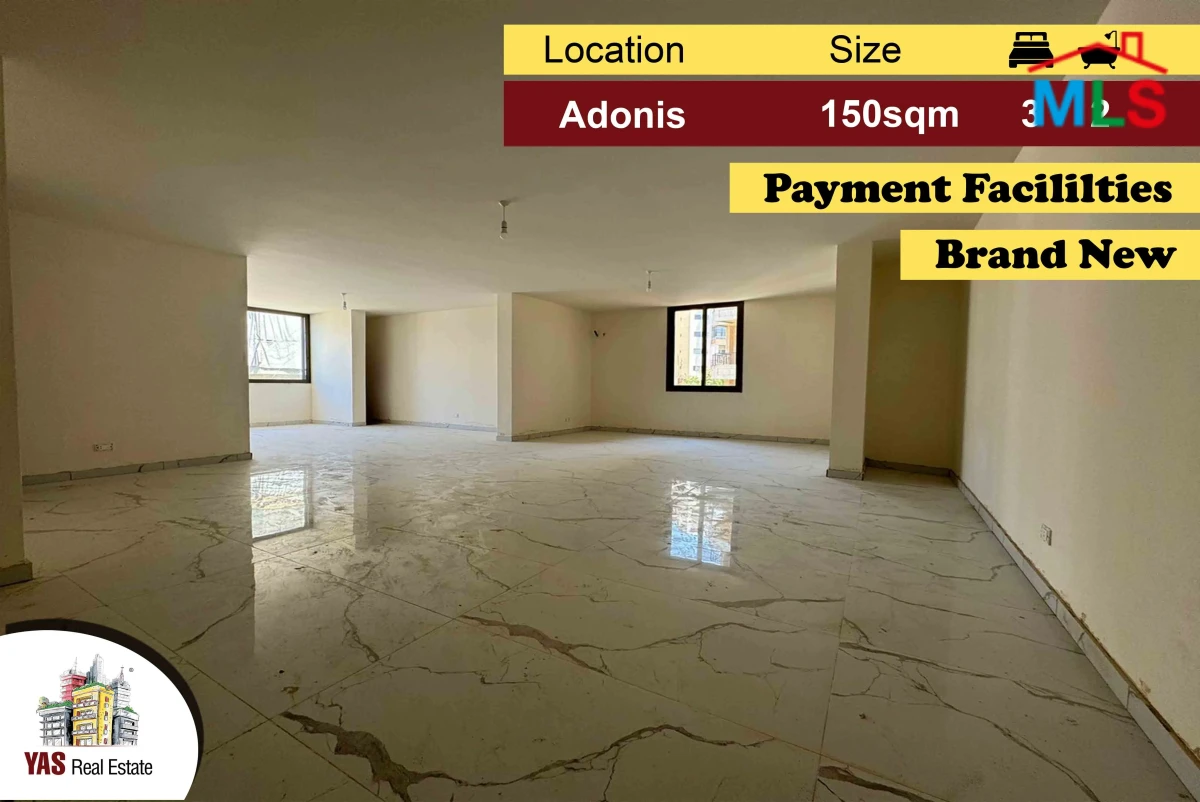 Adonis 150m2 | Brand New | Payment Facilities | Main Road | EL