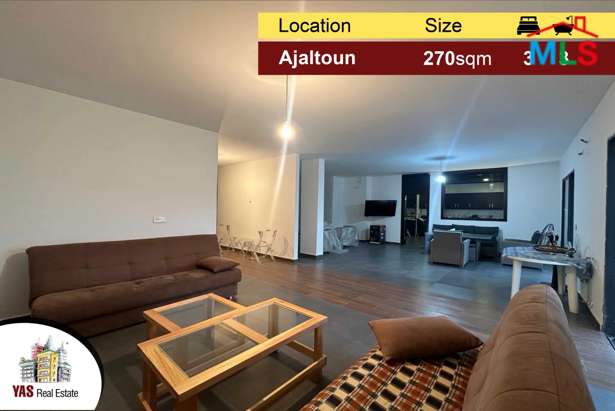 Ajaltoun 270m2 | Main Road | Fully Redesigned | View | Catch | MY