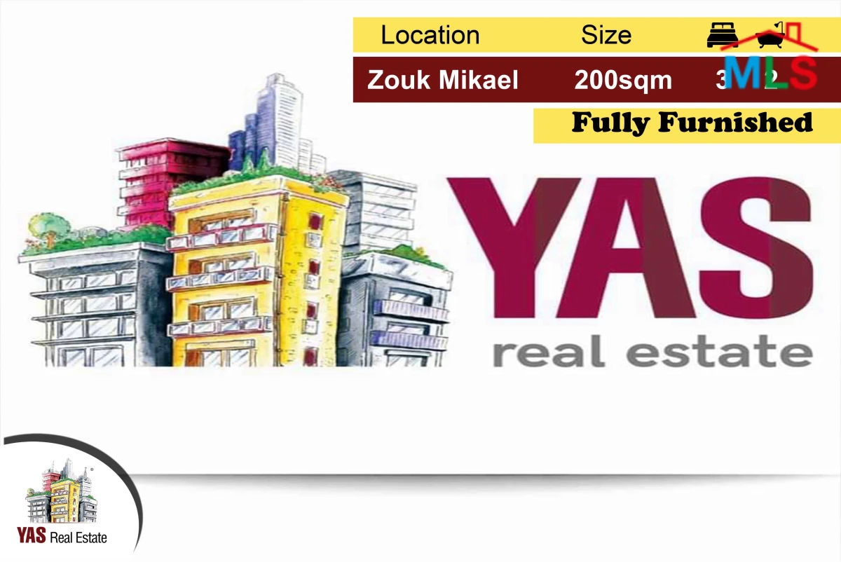 Zouk Mikael 200m2 | Panoramic View | Well Maintained | Furnished |EH
