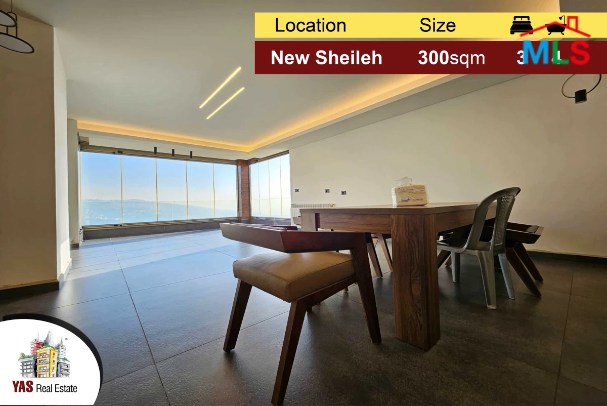 New Sheileh 300m2 | Spacious Flat | Panoramic View | Classy Area | TO
