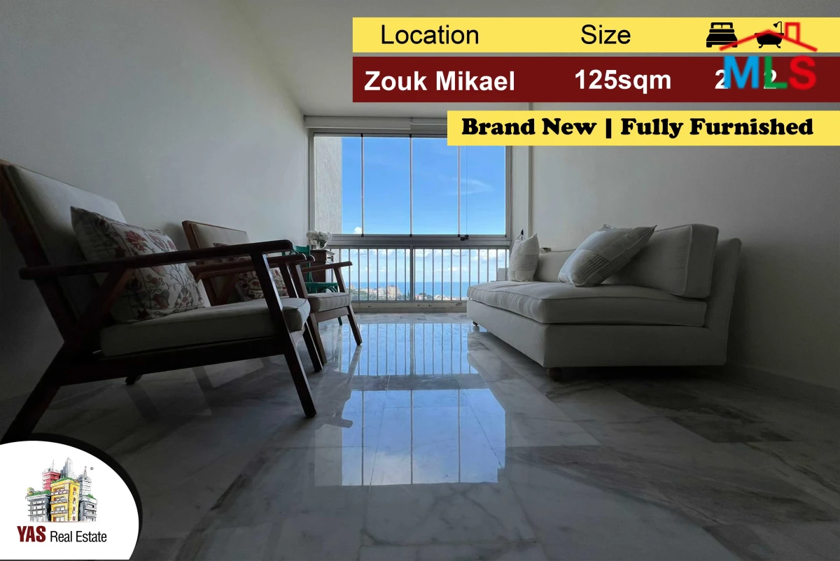 Zouk Mikael 125m2 | Brand New | Furnished | Private Street | EH