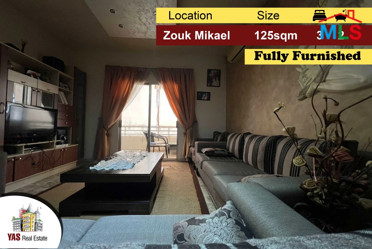 Zouk Mikael 125m2 | Furnished | Modern | Well Maintained | EH