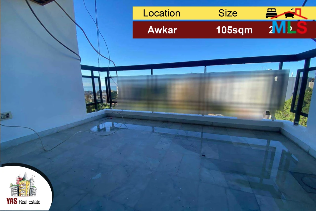 Awkar 105m2 | Well Maintained | Calm Area | Luxury | Catch | CHJ