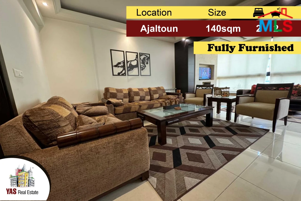Ajaltoun 140m2 | Furnished | Decorated | Well Maintained | EL