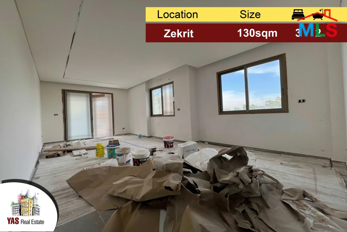 Zekrit 130m2 | Partial View | Well Maintained | Quiet Street | NE